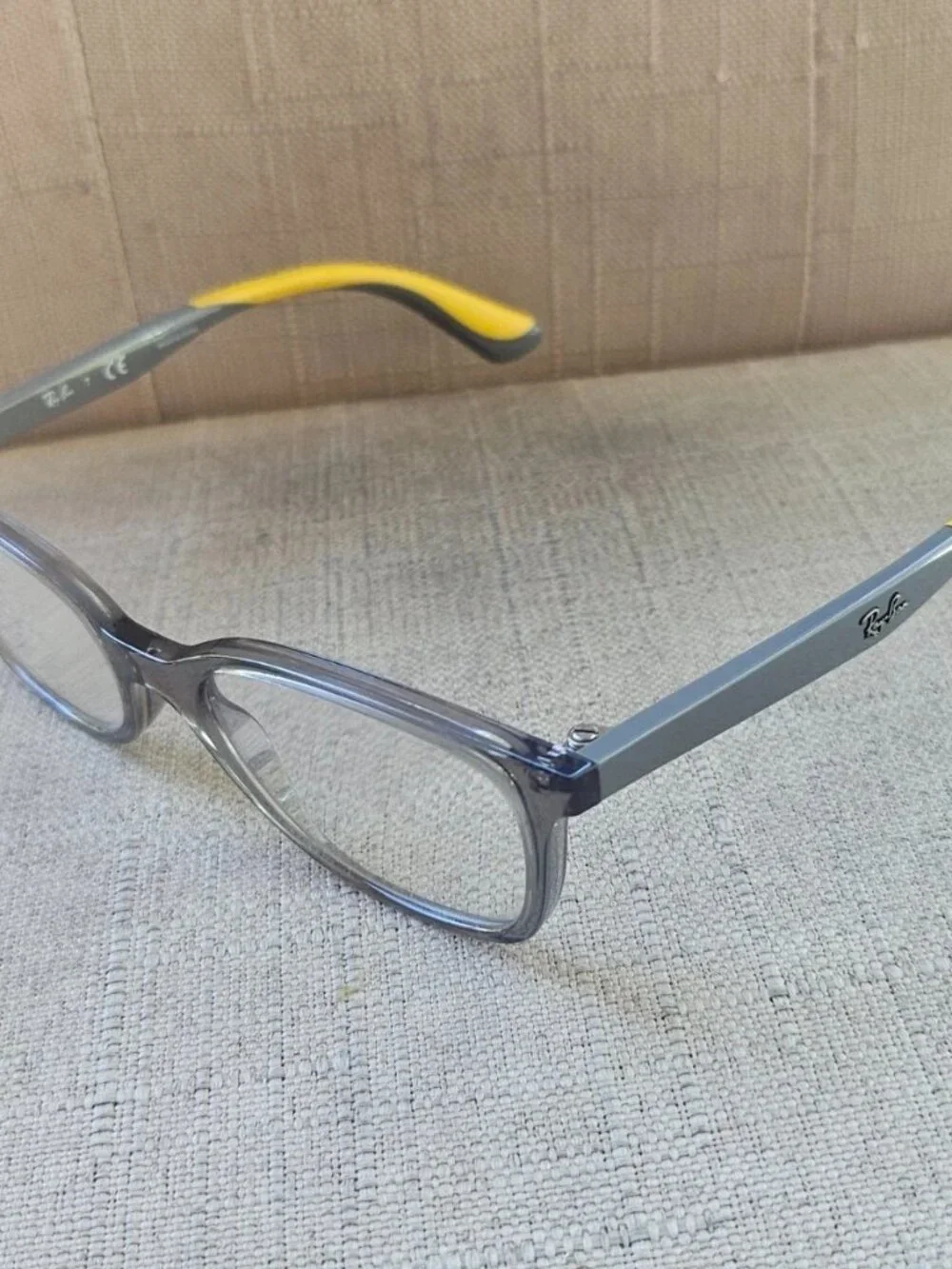 Ray-Ban Youth Eyeglasses Frame Gray/Yellow Tone Eyewear RB1586 3774 Glasses